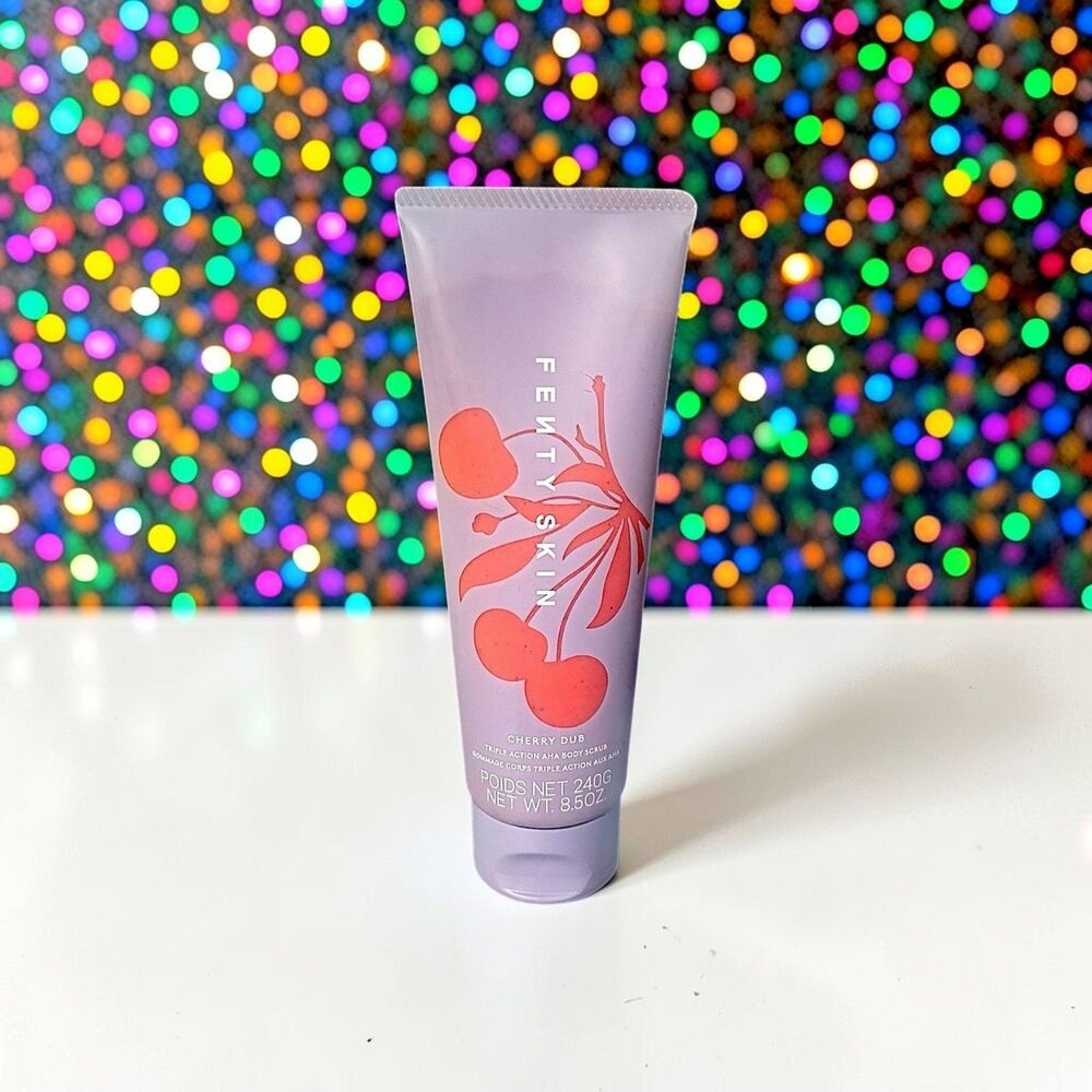 FENTY SKIN Cherry Dub Triple Action AHA Body Scrub 8.50 fl oz NWOB & Sealed